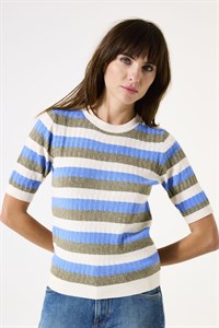 Garcia Pullover Blue Whitecap 