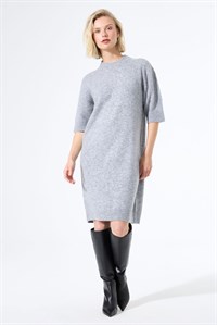 Garcia Dress Knit Light Grey Melange 