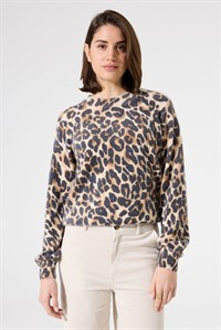 Garcia Pullover Leo Print 