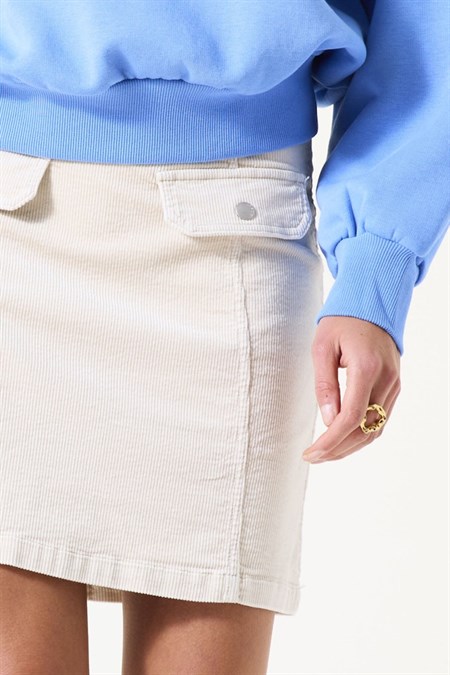 Garcia Cotton Skirt Whitecap 