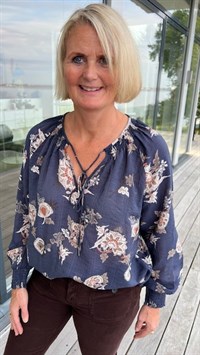 Luxzuz Blouse Indigo 