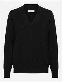 Rosemunde Coco Cashmere LS V-neck Pullover Black  