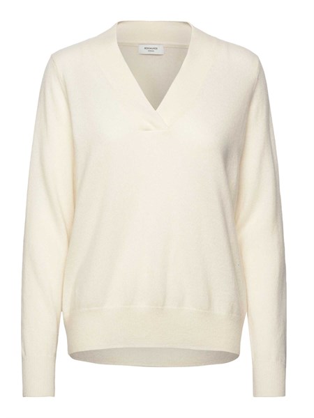 Rosemunde Coco Cashmere LS V-neck Pullover Ivory 