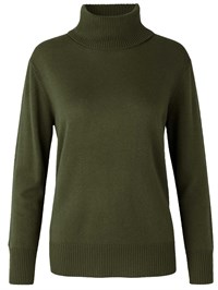 Rosemunde Laica Cashmere LS Roll Neck Forrest Night 