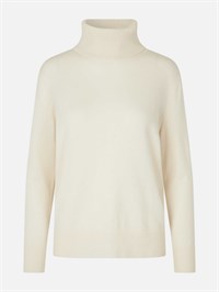 Rosemunde Laica Cashmere LS Roll Neck Ivory  