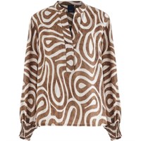 Luxzuz Jozi Blouse Sepia