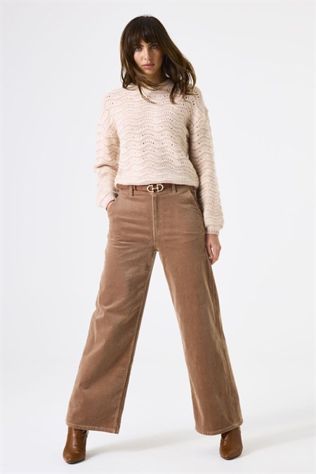 Garcia Fløjlsbukser Velvet Delicate Brown   