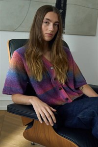 Pieszak PD-New Dew SS Cardigan Bright Grape  