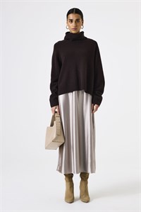 Garcia Wool Pullover Night Brown 