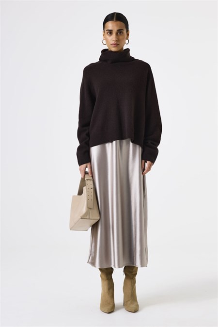 Garcia Wool Pullover Night Brown 