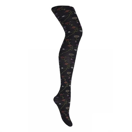 Sneaky Fox Black Flowers 