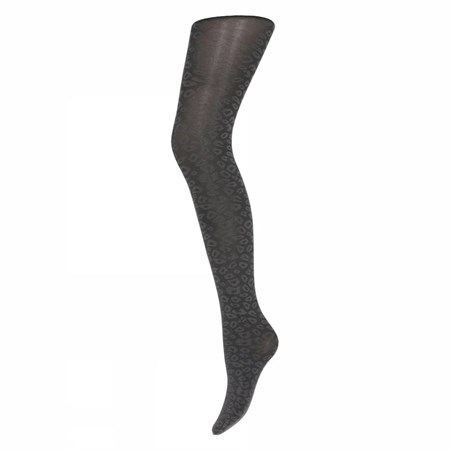 Sneaky Fox Tights Leopard Antracite ONE SIZE 