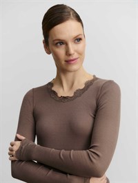 Rosemunde Silk & Lace Grey Sky