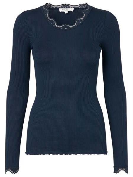 Rosemunde Silk & Cotton Top Blue 