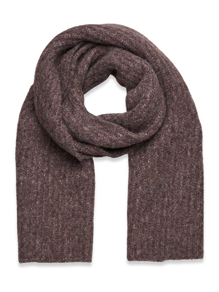 Rosemunde Wool Blend Scarf Brown 