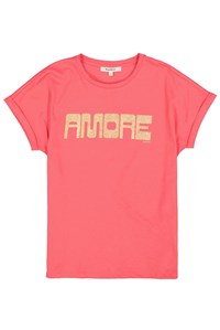 Garcia T-Shirt Rose 