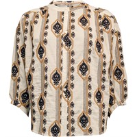 Costamani Crocus Shirt Dark Blue Pattern  