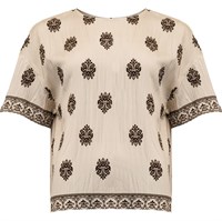 CostaMani Zinnia Beauty Blouse Black Whisper  