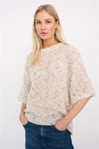 Pieszak PD-Maggie Knit White Melange 