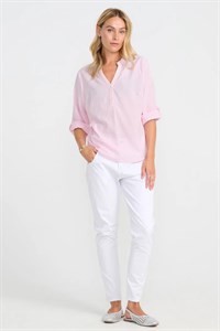 CostaMani Josephine Shirt Pink Stripe  