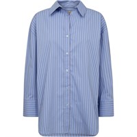 Pieszak PD-Nikki Poplin Stripe Shirt Blue Glow