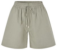 Rosemunde Ester Linen Hør Shorts Olive 