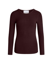 La Rouge Lisa L/S T-Shirt Aubergine 