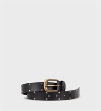 Montana Leather Belt Studs Black 