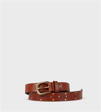 Montana Leather Belt Studs Cognac