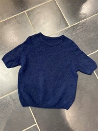 By Lund Alpaca Strik Bluse Navy One Size