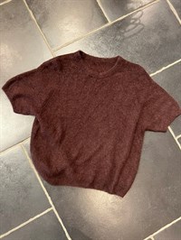 By Lund Alpaca Strik Bluse Brown One Size