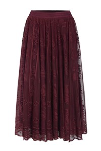 Hunkøn Stine Skirt Oxblood 