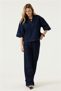 Garcia Pants Dark Blue Denim 
